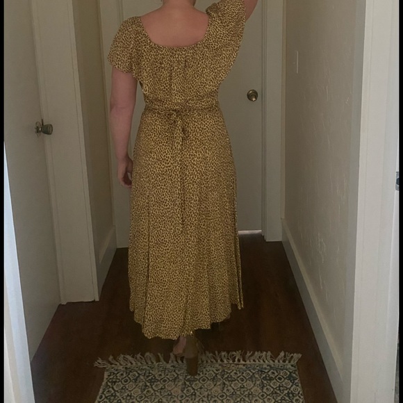 Anthropologie Animal Print Maxi dress with pockets Only worn once for an event! - Picture 2 of 4
